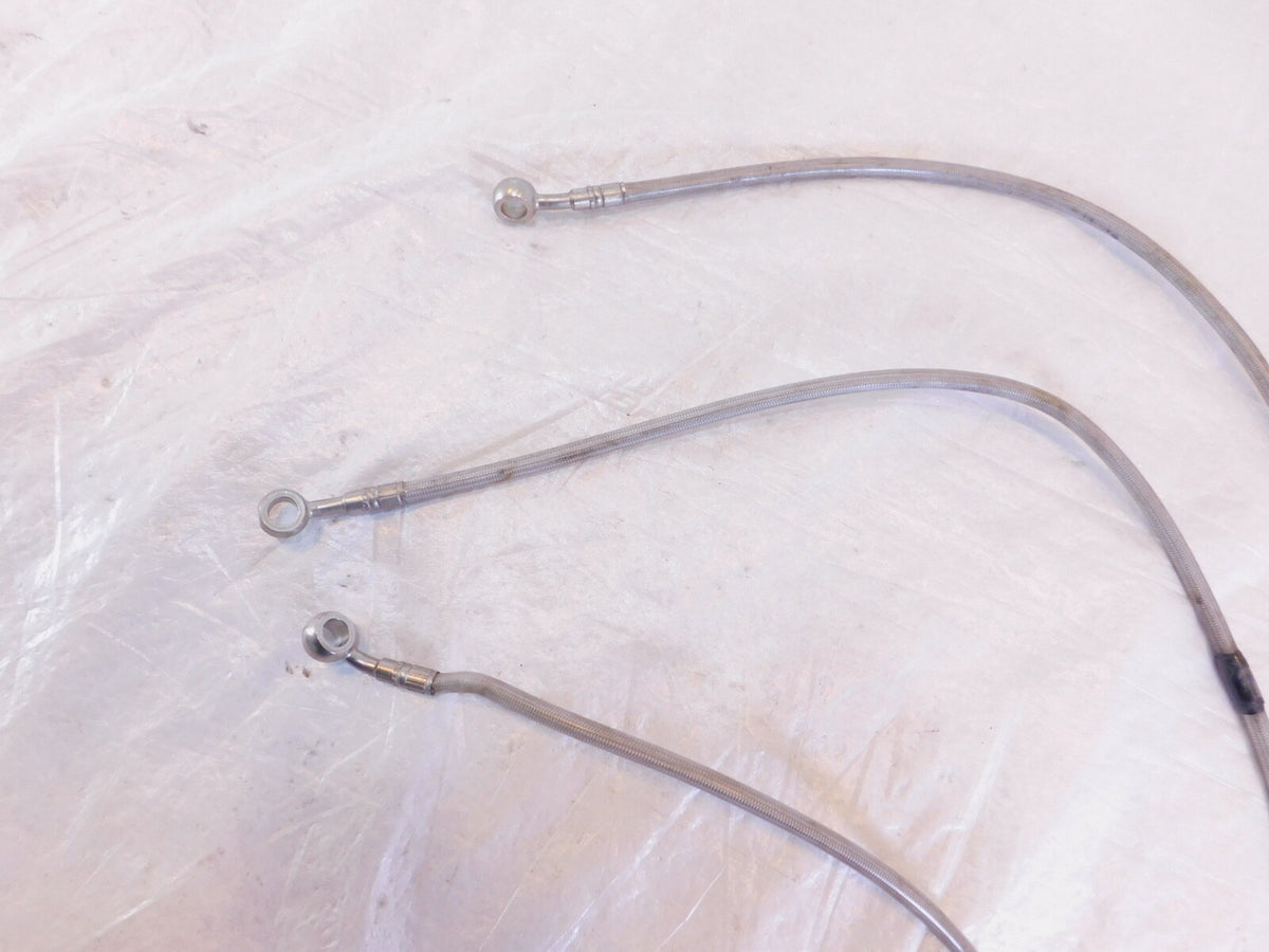 83-85 Honda CB650 CB650SC Nighthawk 650 Front Brake Master Cylinder Hose Lines - C3 Cycle