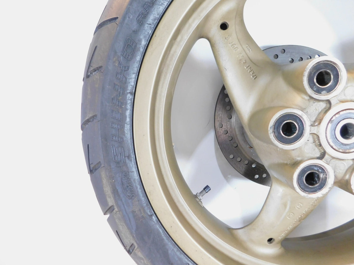 Ducati Monster 400 750 SuperSport 620 Gold Rear Wheel Rim & Tire 17" x 4.5" - C3 Cycle