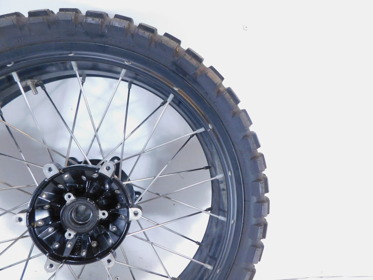 2016-2017 Aprilia Caponord 1200 Rally Black Laced Front Wheel Rim & Tire 19"x3" - C3 Cycle