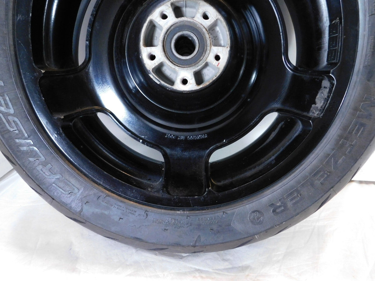 Harley Davidson FLHX Street Glide Road Glide Custom Black Rear Wheel Rim & Tire - C3 Cycle