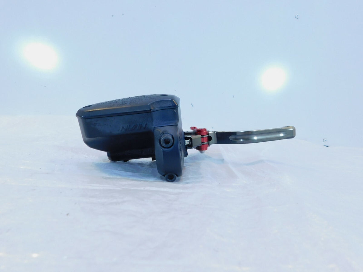 Kawasaki EX650 Ninja 650 Black Front Brake Master Cylinder Reservoir & Lever - C3 Cycle