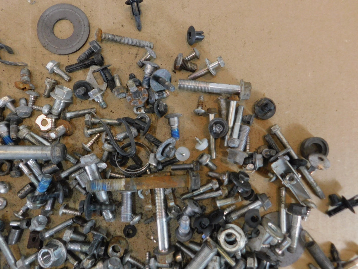 2011 11 Suzuki Burgman 400 AN400 Misc. Nuts Bolts & Brackets Parts Box Lot - C3 Cycle