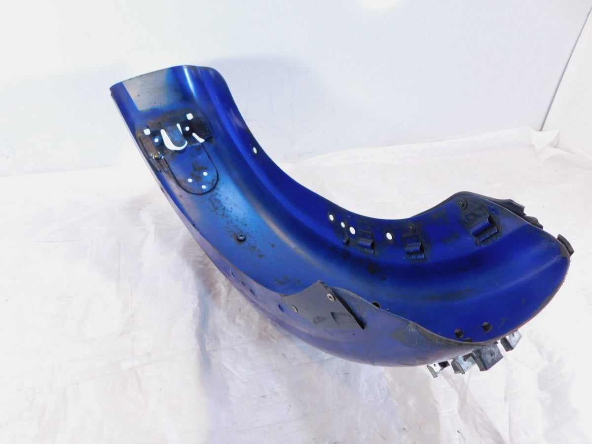 1981-1993 Harley Davidson Sportster 883 1100 1200 Silver Blue Rear Cover Fender - C3 Cycle