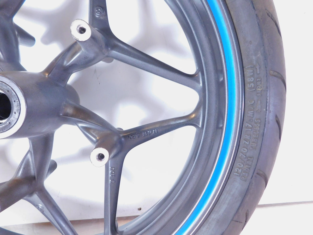 BMW K1200R K1200S & K1300GT K1300R K1300S Dark Slate Front Wheel Rim & Tire - C3 Cycle