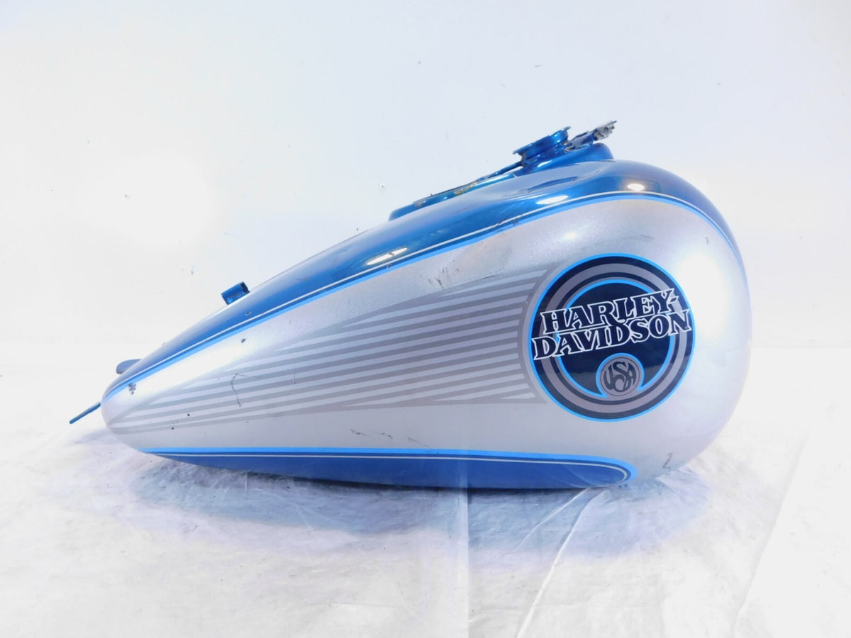 93-94 Harley Davidson Electra & Tour Glide Bue Fuel Gas Petrol Tank Reservoir - C3 Cycle