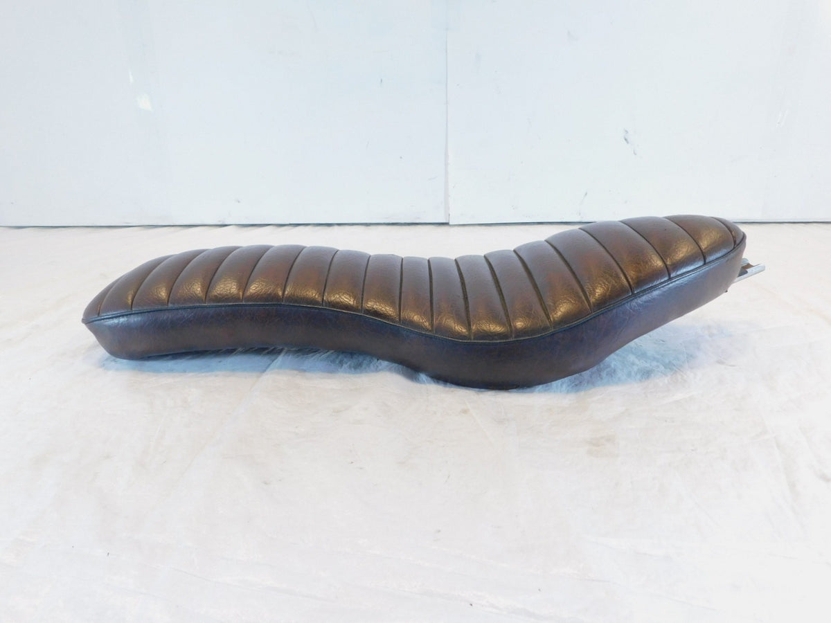 1957-1978 Harley Davidson Sportster 900 & 1000 Brown Leather Front & Rear Seat - C3 Cycle
