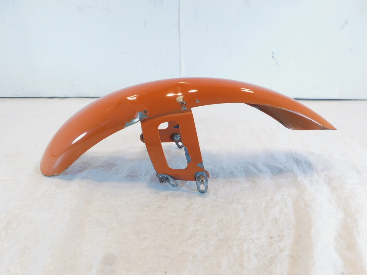 Harley Davidson Dyna FXDWG Wide Glide Softail Orange Front Wheel Cover Fender - C3 Cycle