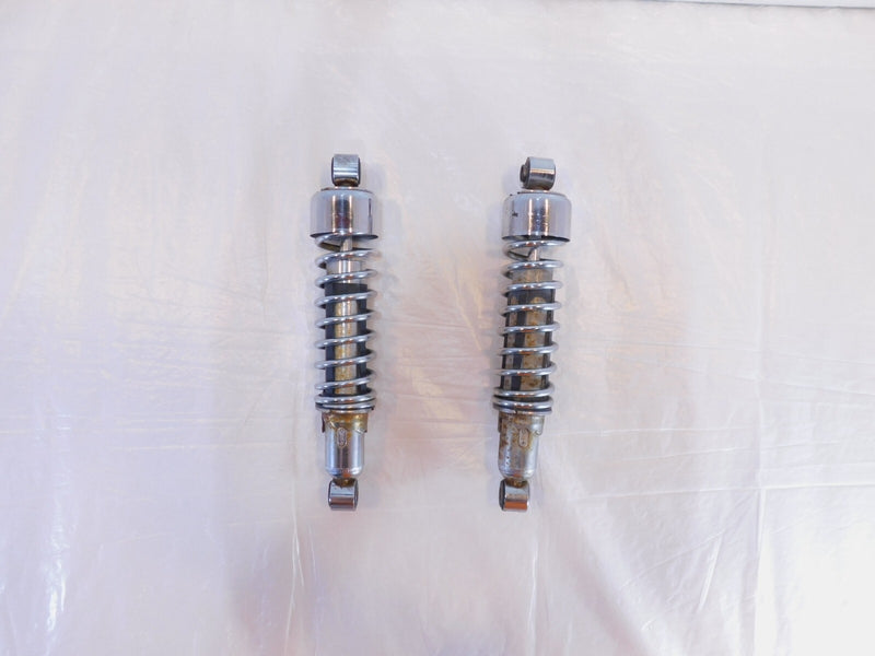Harley Davidson Sportster 883 & 1200 Pair Chrome Rear Shock Absorbers - 12 in
