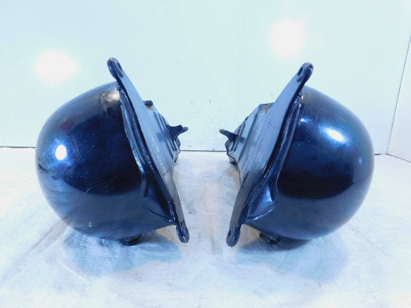 01 2001 Indian Gilroy Scout Black Left & Right Side Fuel Gas Petrol Tanks