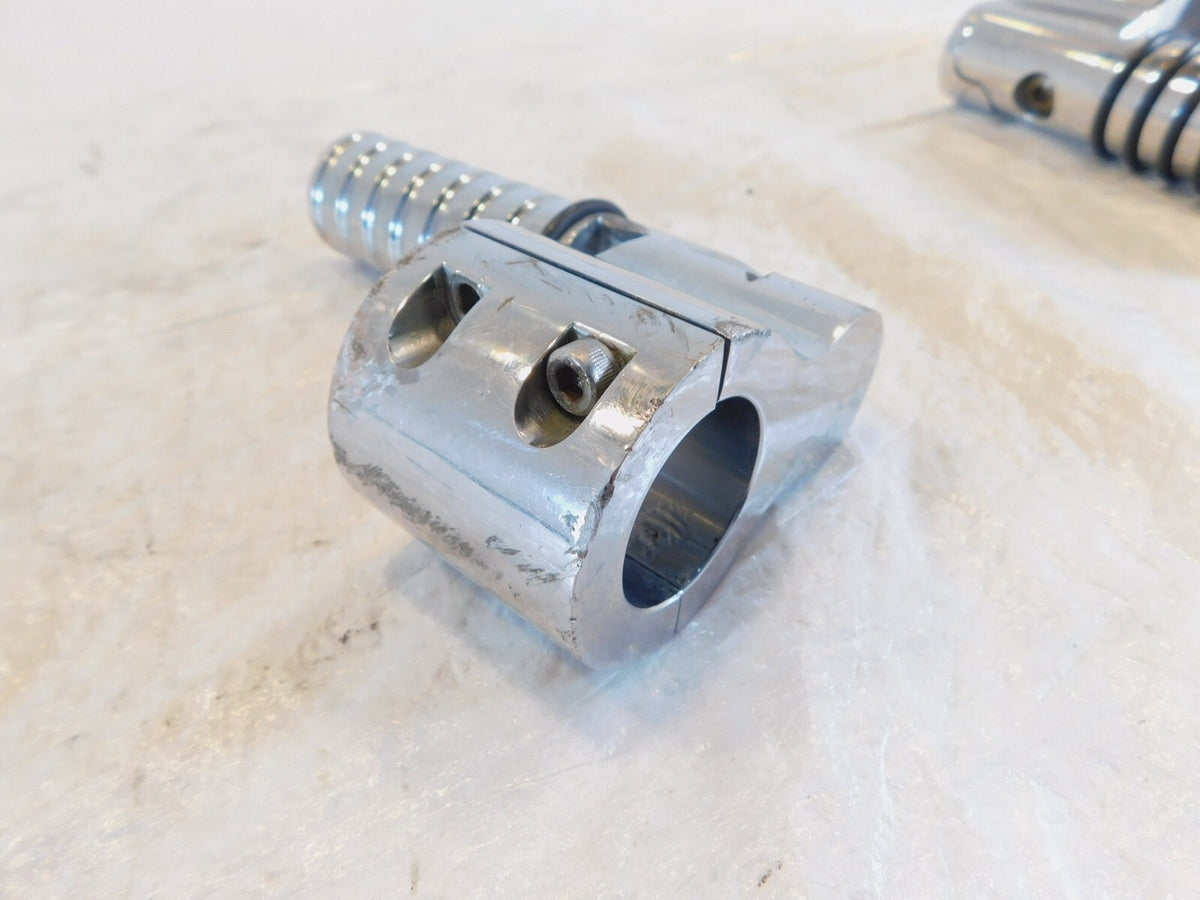 Harley Electra Glide & Road King Highway Footrest Footpeg Mount Bracket Clamps - C3 Cycle
