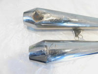 2015 & 2016 Triumph Thruxton 900 Left/Right Rear Exhaust Muffler Pipes - Dents - C3 Cycle