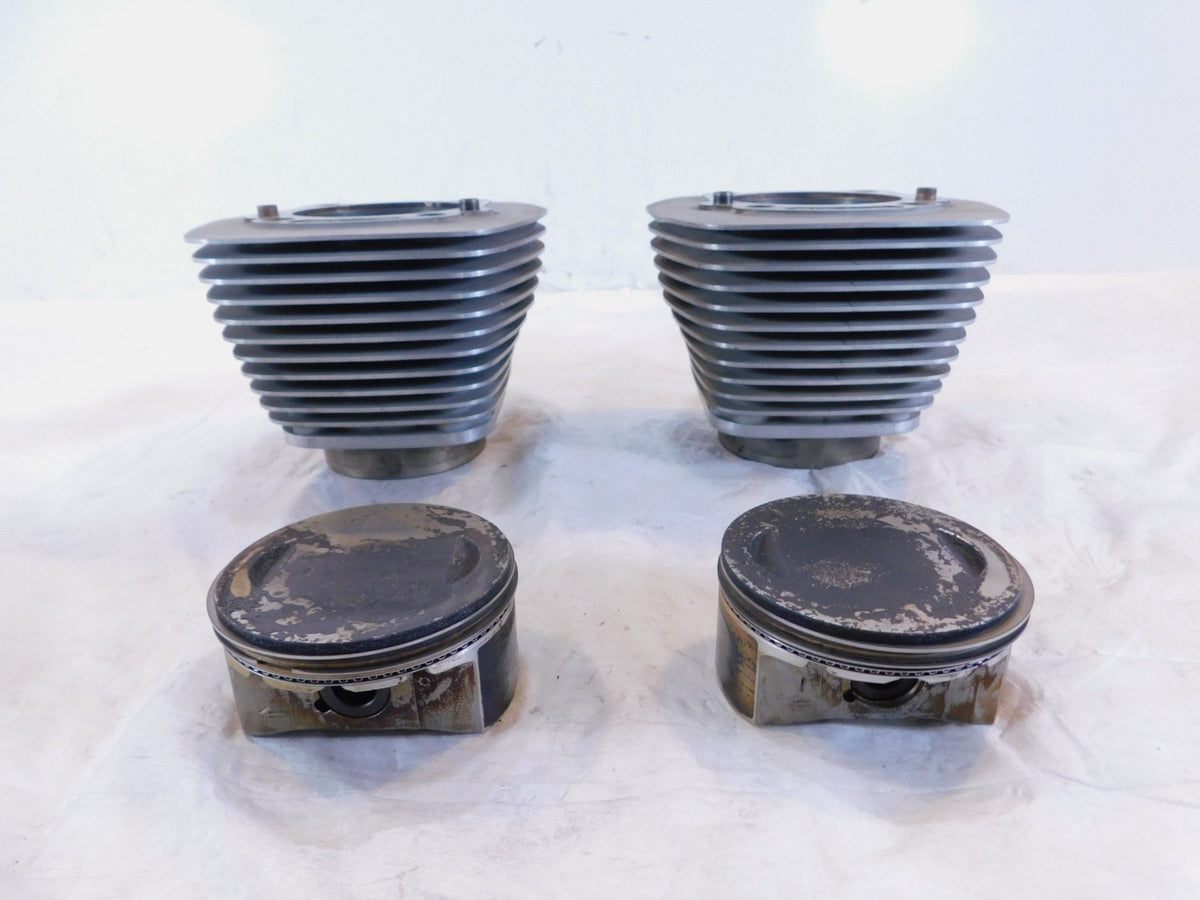 Harley Davidson Dyna Softail Silver Twin Cam 103 Cylinder Barrel Jug w/ Pistons - C3 Cycle