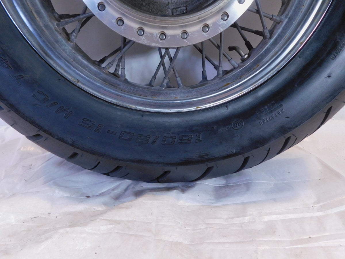 1998-2003 Honda VT750 Shadow 750 ACE Deluxe & Spirit Laced Rear Wheel Rim & Tire - C3 Cycle