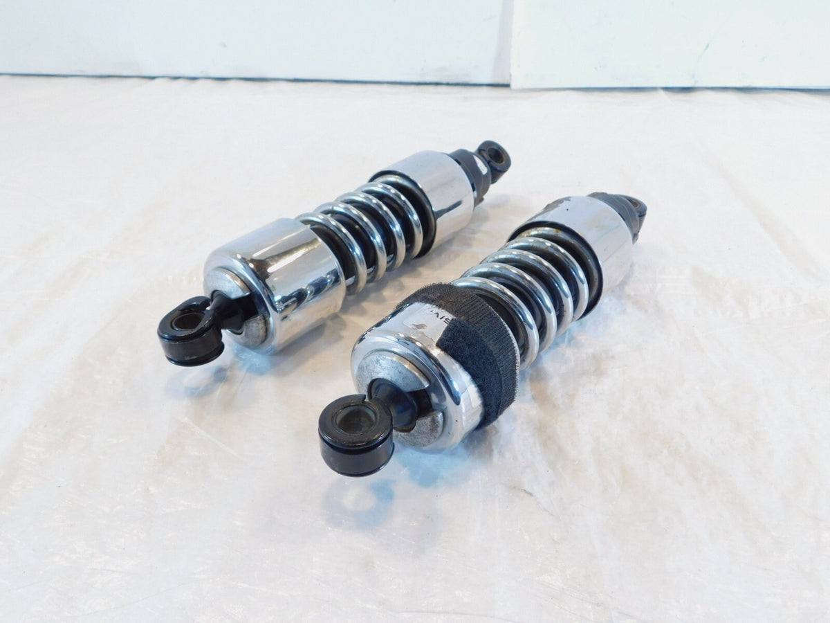 Harley Davidson Sportster 883 & 1200 Chrome Rear Shock Absorbers Pair 11.5" - C3 Cycle