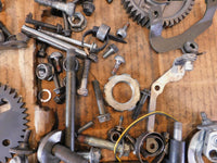 98 Honda VTR1000 Super Hawk Firestorm 1000 Nut Bolt & Bracket Hardware Parts Lot - C3 Cycle