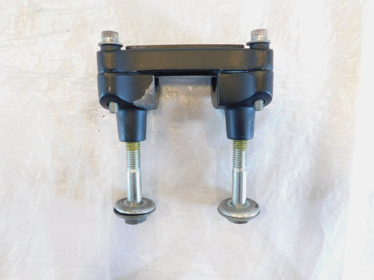 Harley Davidson Sportster 883 & 1200 & Dyna Black Handlebar Bar Riser Clamps - C3 Cycle