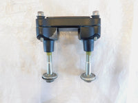 Harley Davidson Sportster 883 & 1200 & Dyna Black Handlebar Bar Riser Clamps - C3 Cycle