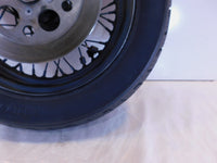 Harley Dyna Softail & Sportster 883 & 1200 Black Laced Rear Wheel Rim & Tire