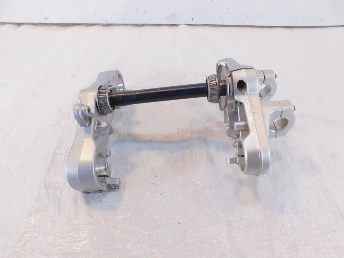 2009-2014 BMW F800R F800 R Silver Front Fork Steering Stem Triple Tree Bridge - C3 Cycle