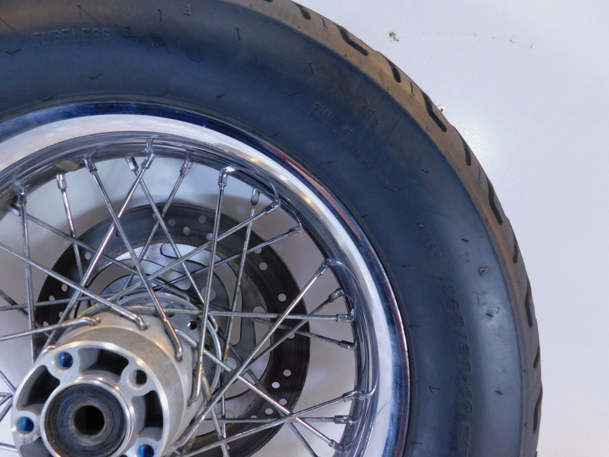 Harley Davidson Softail Heritage Classic & Deluxe Laced Rear Wheel Rim w/ Tire