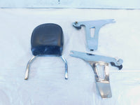 Harley Dyna Wide Glide Street Bob Rear Passenger Backrest Sissybar Pad & Bracket - C3 Cycle