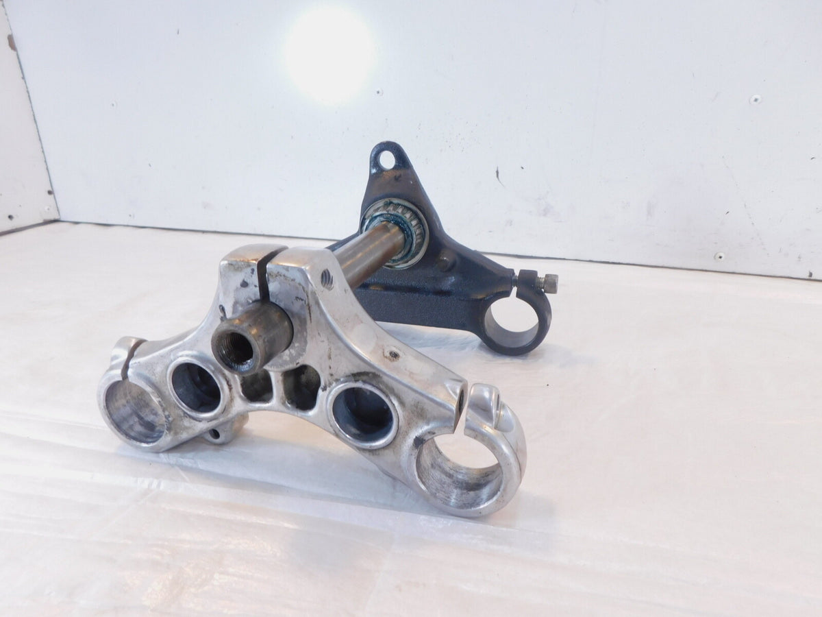 Harley Davidson Sportster 883 Front Fork Bracket Triple Tree Steering Brackets - C3 Cycle