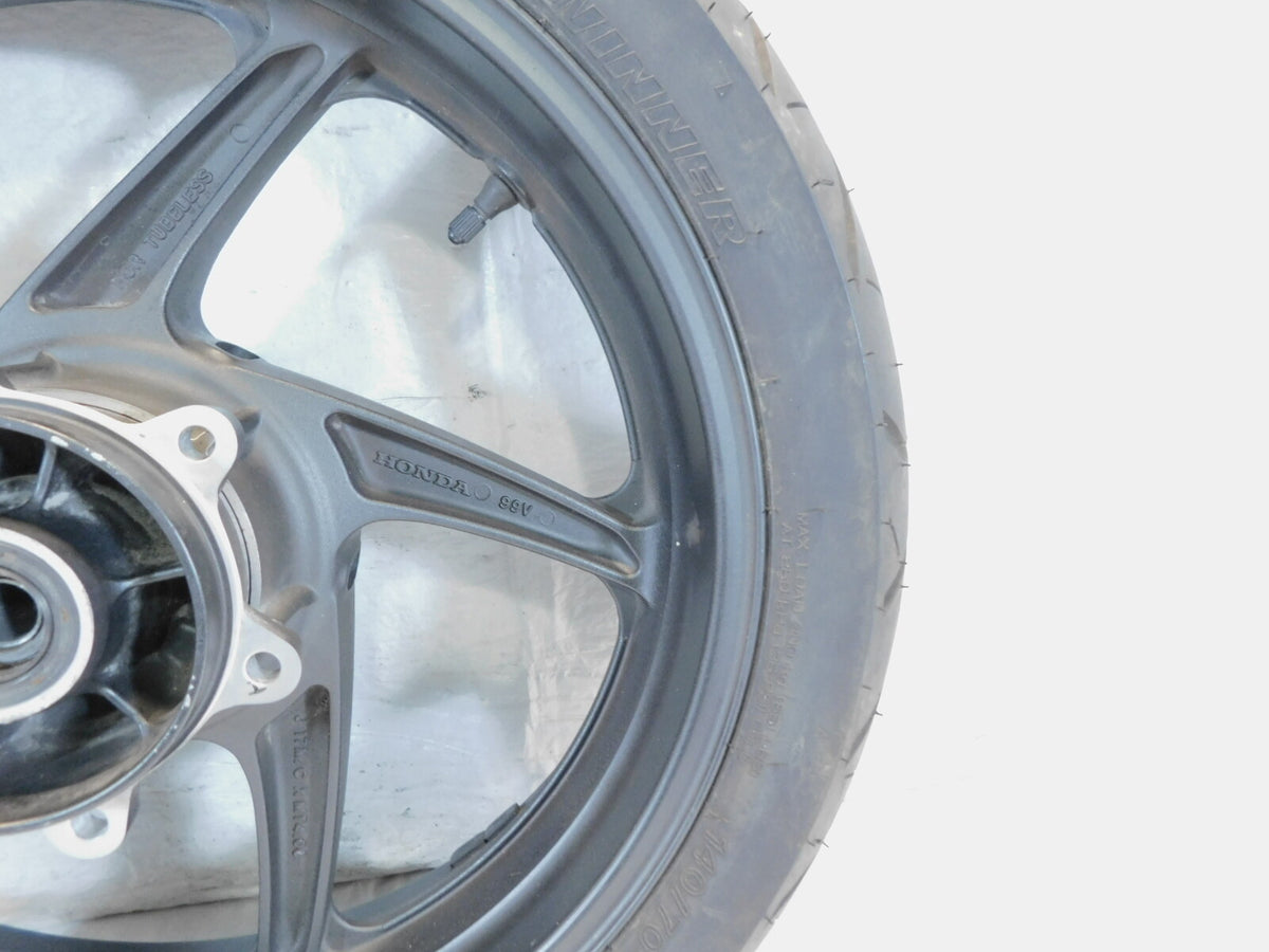 2015 15 Honda CBR300 CBR300R CB300F OEM Gray Back Rear Wheel Rim & Tire - C3 Cycle