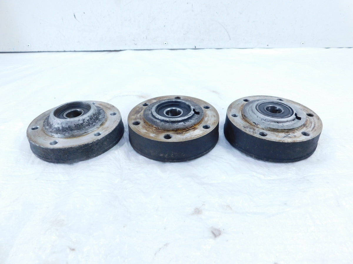 1976 76 Moto Guzzi Convert I V1000 Front/Rear Wheel Brake Rotor Hub Flanges - C3 Cycle