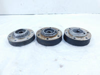 1976 76 Moto Guzzi Convert I V1000 Front/Rear Wheel Brake Rotor Hub Flanges - C3 Cycle