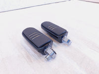 Harley Touring FXR Dyna Sportster & Softail Metal & Rubber Footpegs Footrests - C3 Cycle