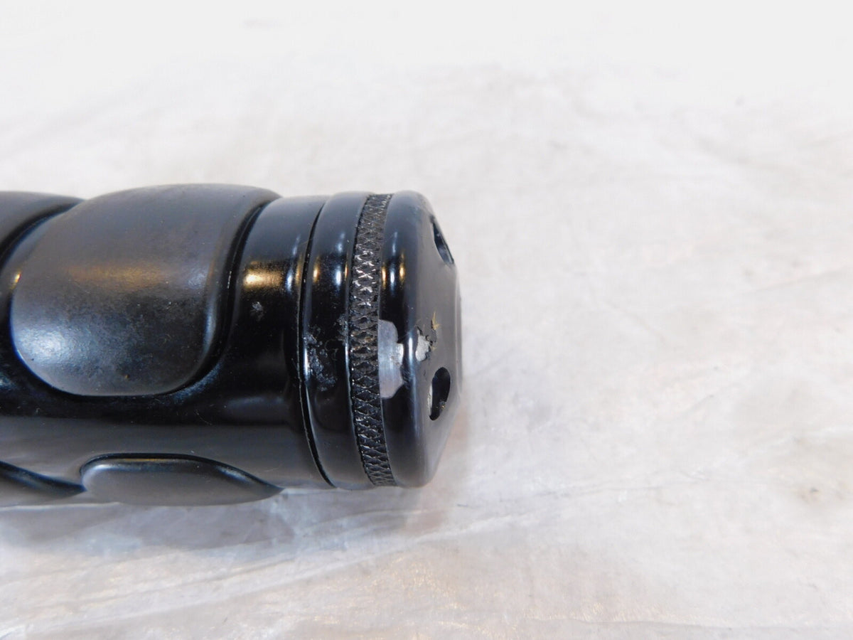 Harley Davidson Dyna Softail Sportster Rubber & Metal Handlebar Right Hand Grip