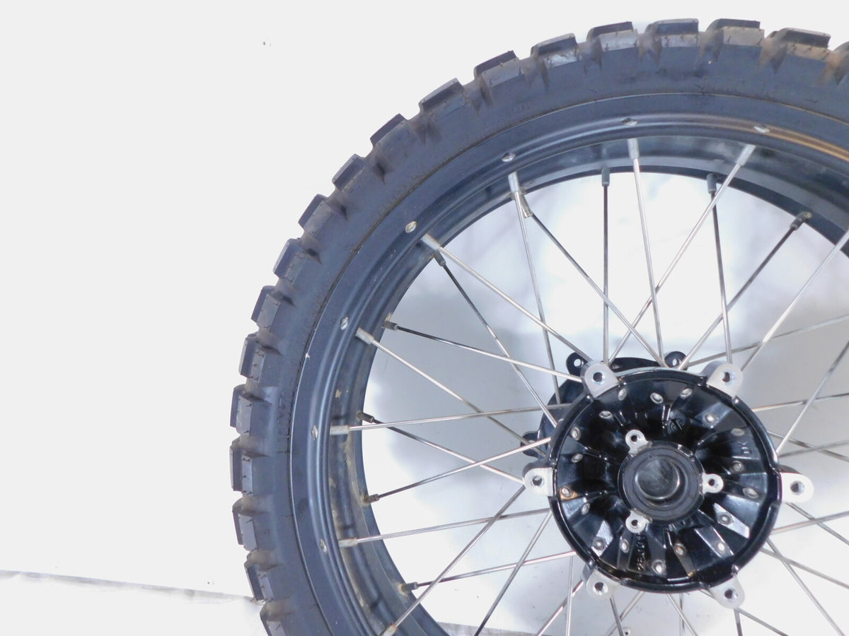 2016-2017 Aprilia Caponord 1200 Rally Black Laced Front Wheel Rim & Tire 19"x3" - C3 Cycle