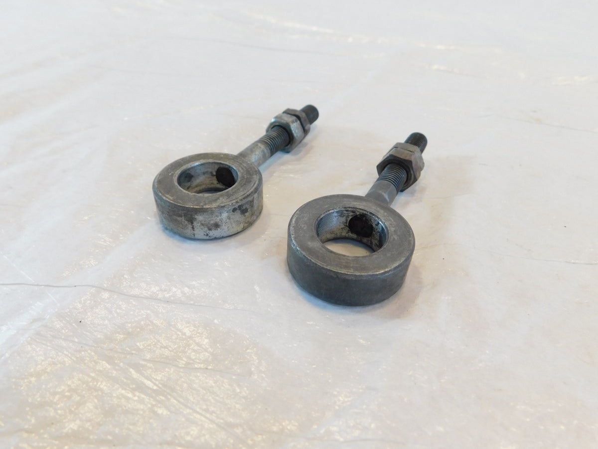 Pair Harley Davidson Ironhead Sportster 900 & 1000 Rear Axle Adjuster Bolts - C3 Cycle