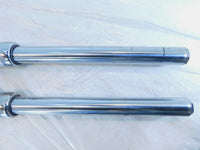 2003 03 Victory V92 Classic Cruiser Silver Left & Right Front Fork End Shocks - C3 Cycle
