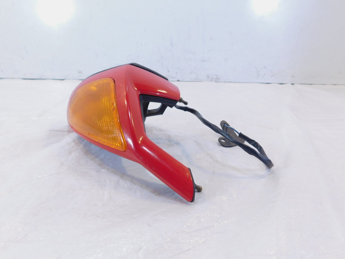 Ducati Superbike 749 749S 999 999R Red Front Right Turn Signal Side View Mirror - C3 Cycle