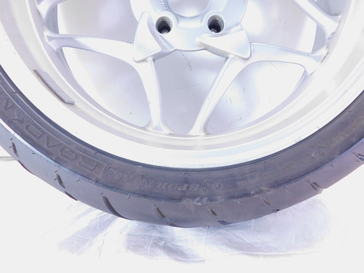 2005-2013 BMW R1200RT R1200ST R1200 RT ST R900RT Silver Back Rear Wheel & Tire - C3 Cycle