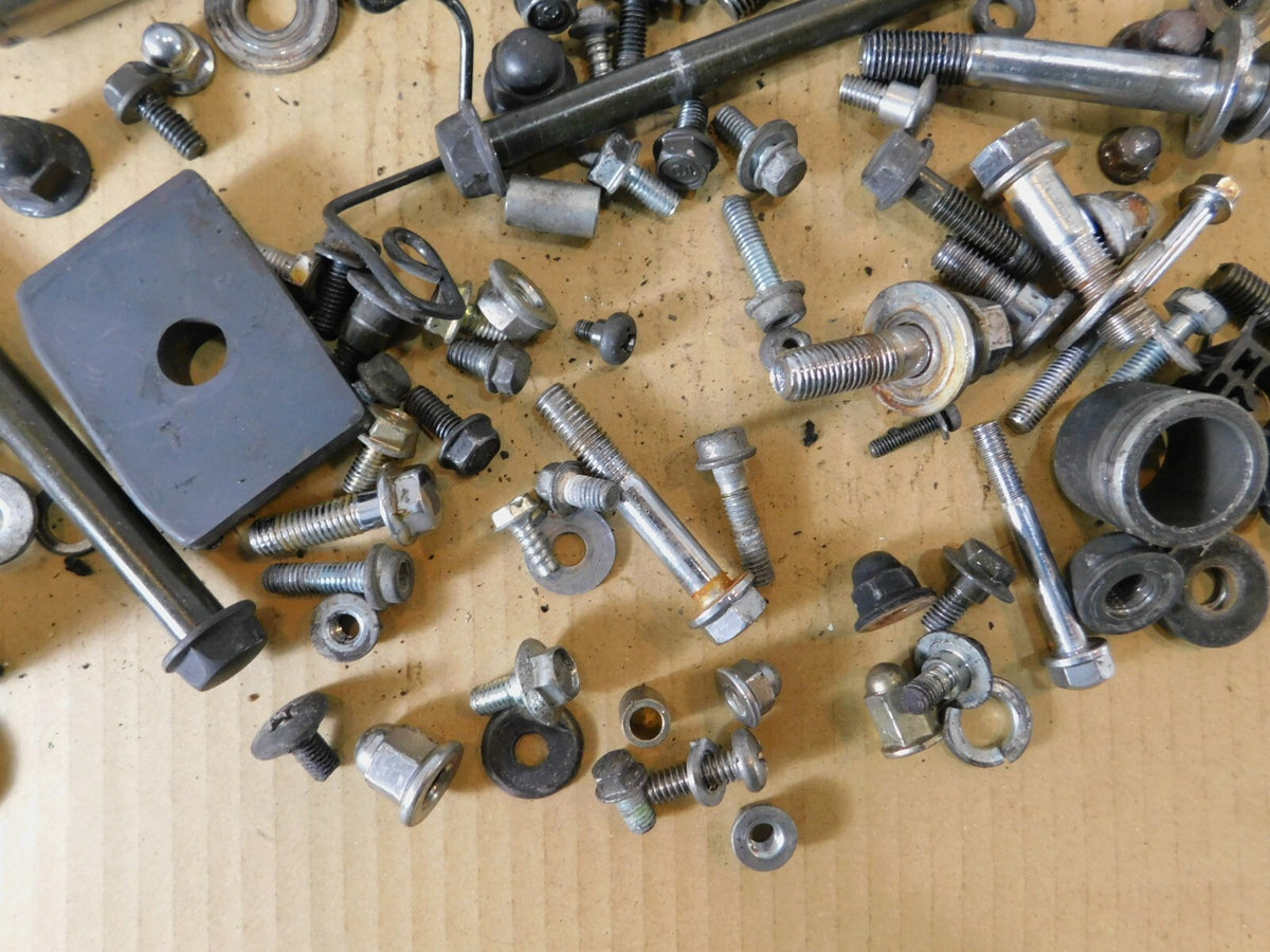 2001 Honda VLX 600 VT600CD Misc Hardware Nuts Bolts & Brackets Parts Box Lot - C3 Cycle