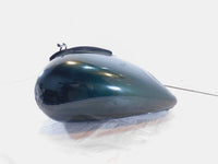 Yamaha V-Star 650 XVS650 Classic Green Gas Petrol Fuel Tank Reservoir - Dented - C3 Cycle