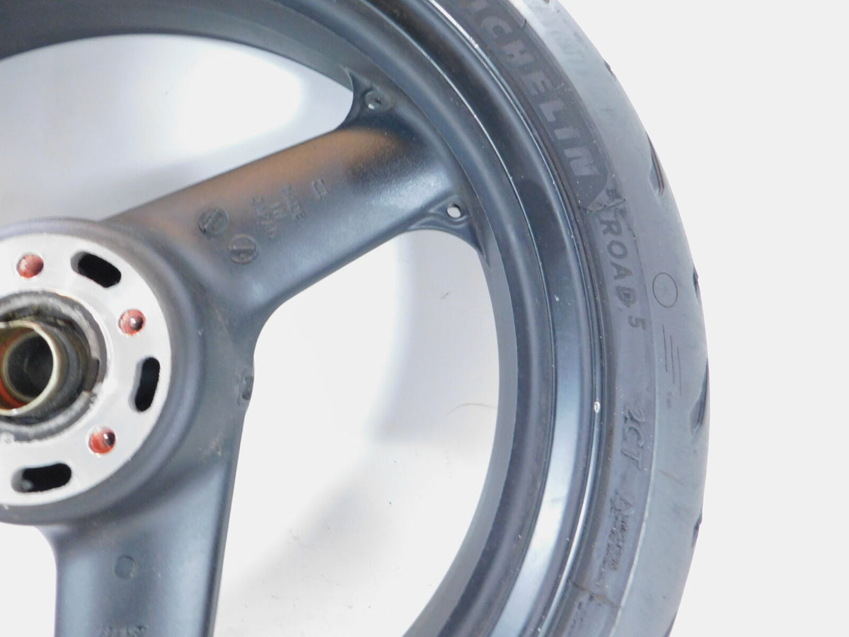 Kawasaki ZRX1100 ZR1100 ZRX1200R ZZR1200 Front Cast Wheel Rim & Tire 17" -Bent - C3 Cycle