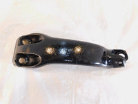 Harley Sportster 883 & 1200 Black Left Footpeg Footrest Bracket Mount Support - C3 Cycle
