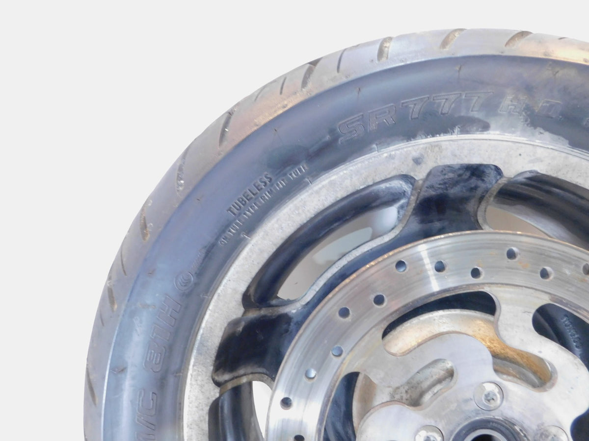 Harley Davidson FLHX Street Glide Road Glide Custom Black Rear Wheel Rim & Tire - C3 Cycle
