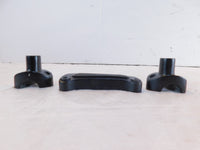 Harley Davidson Sportster 883 & 1200 & Dyna Black Handlebar Bar Riser Clamps
