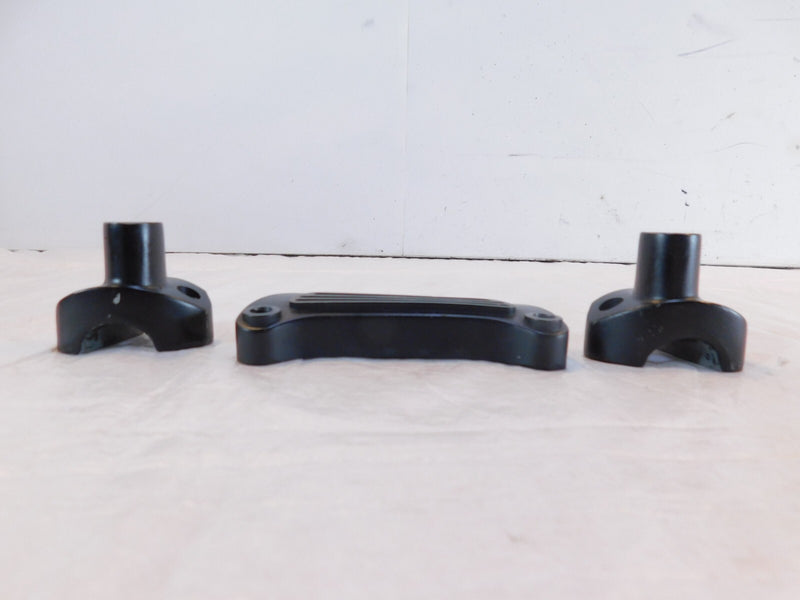 Harley Davidson Sportster 883 & 1200 & Dyna Black Handlebar Bar Riser Clamps