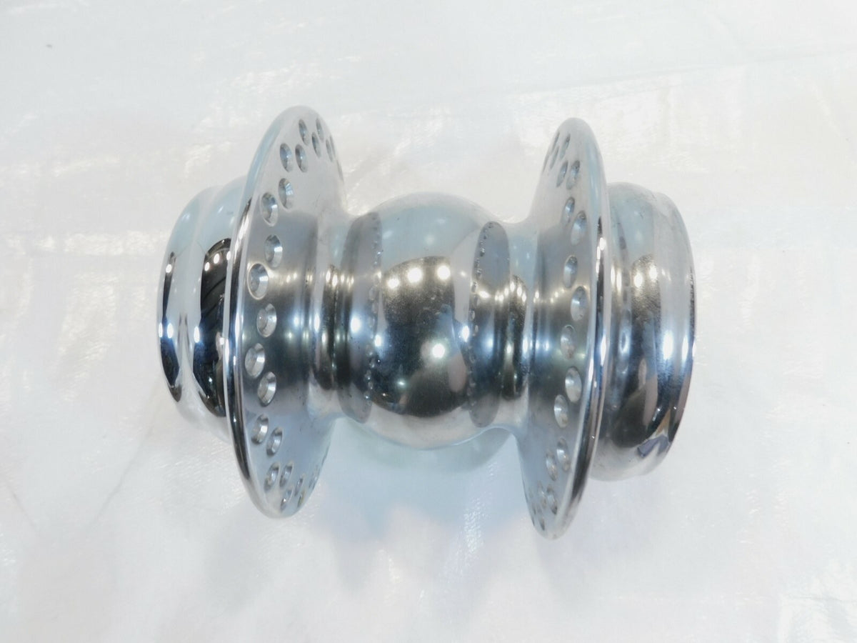 Harley Davidson Softail & Dyna Wide Glide Custom Chrome Laced Front Wheel Hub - C3 Cycle