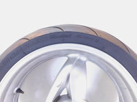 2001-2005 BMW F650CS F650 CS Scarver Silver Rear Rim Wheel & Tire - 36317681009 - C3 Cycle