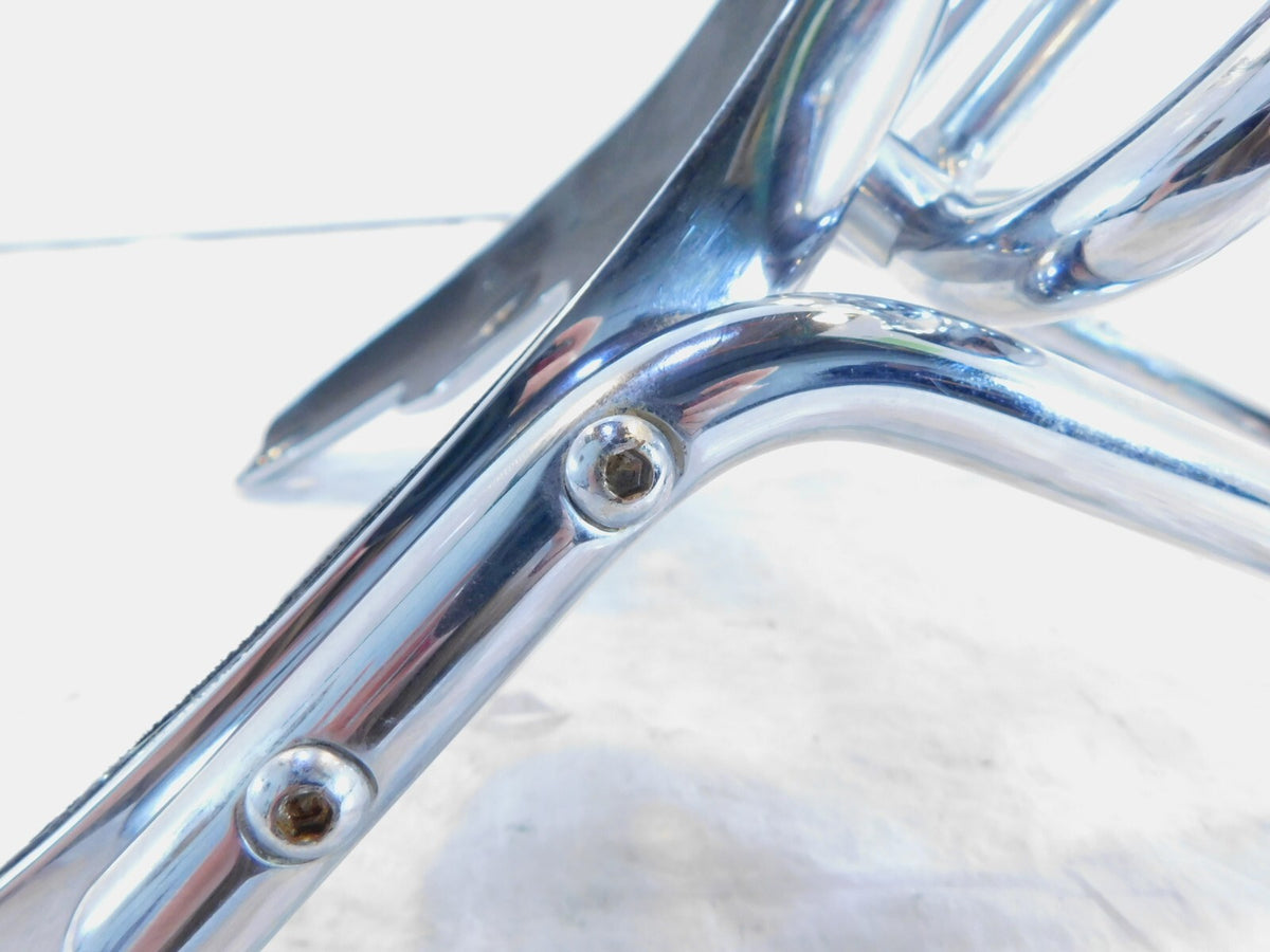 02-06 Harley Davidson V-Rod VRSC VRSCA Chrome Rear Passenger Back Rest Sissybar - C3 Cycle