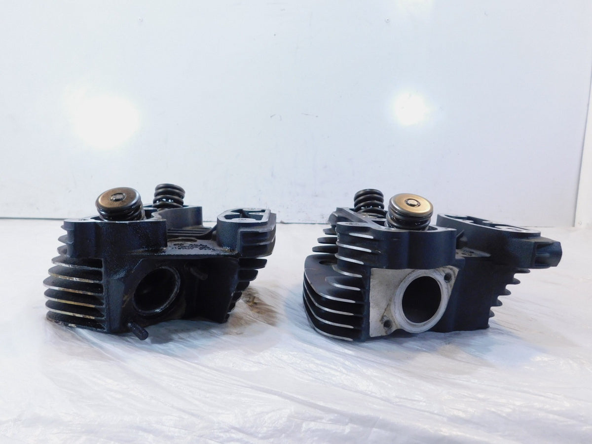 1991-2003 Harley Davidson Sportster XLH 1200 Black Cylinder Heads w/ Valves - C3 Cycle