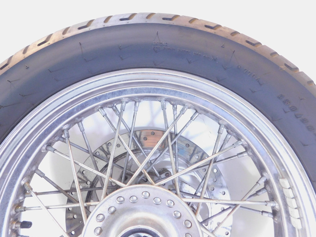 Yamaha V-Star 650 XVS650 Classic Silverado Laced Front Wheel Rim & Brake Rotor - C3 Cycle