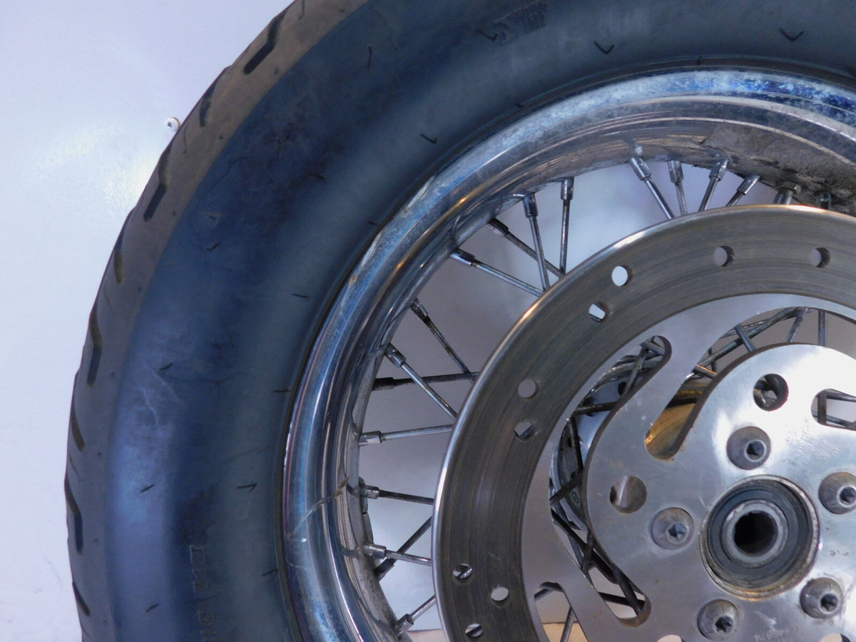 Harley Davidson Softail Heritage Classic & Deluxe Laced Rear Wheel Rim w/ Tire