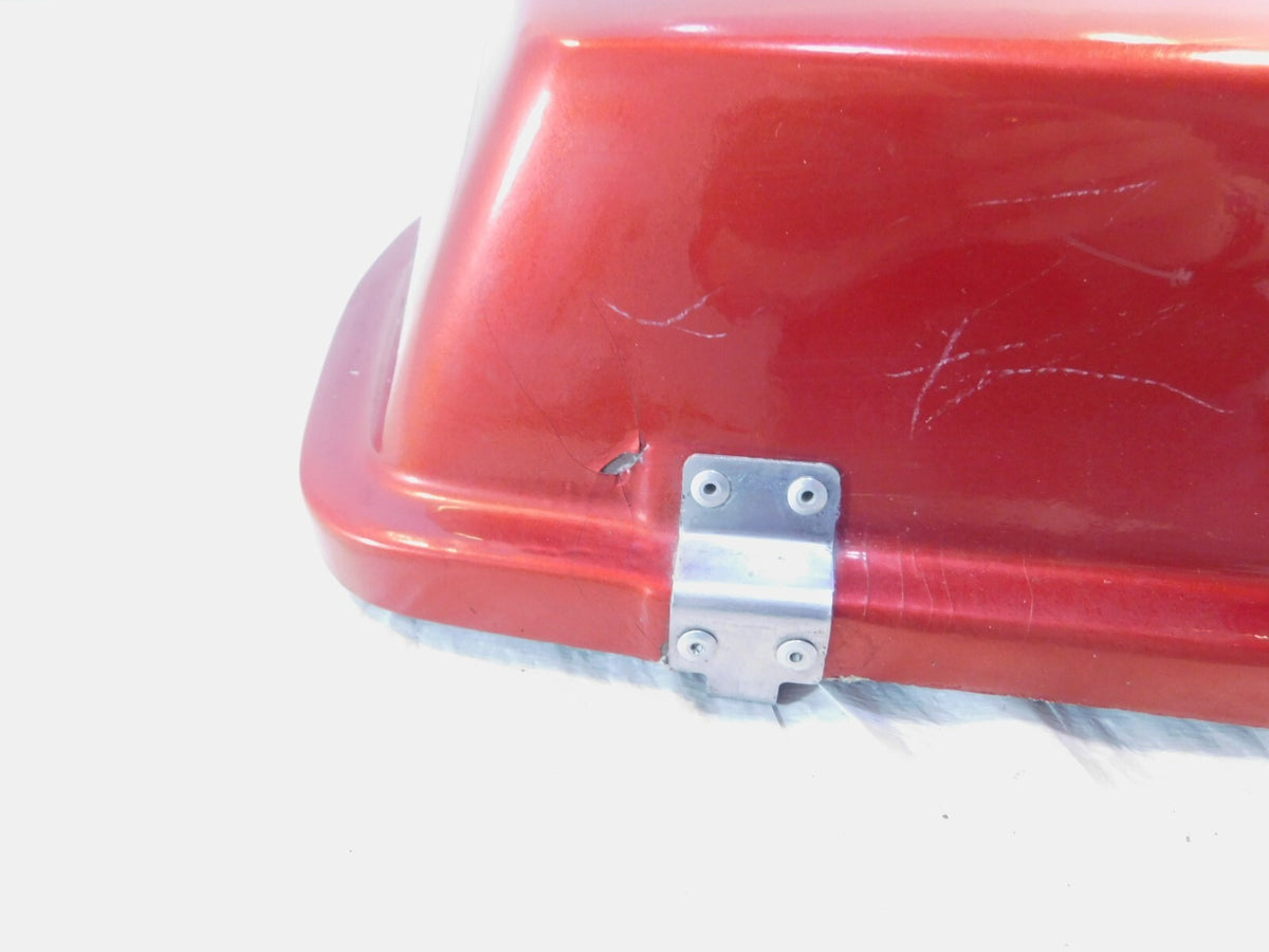 86-90 Harley Davidson Touring Tour Electra Glide Red Luggage Tour-Pak Lid - Hole - C3 Cycle